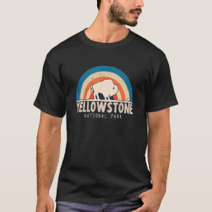 T-shirt Parc national de Yellowstone Wyoming Buffalo Natur