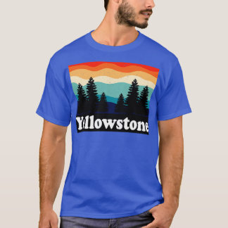T-shirt Parc national de Yellowstone Wyoming Montana Idaho