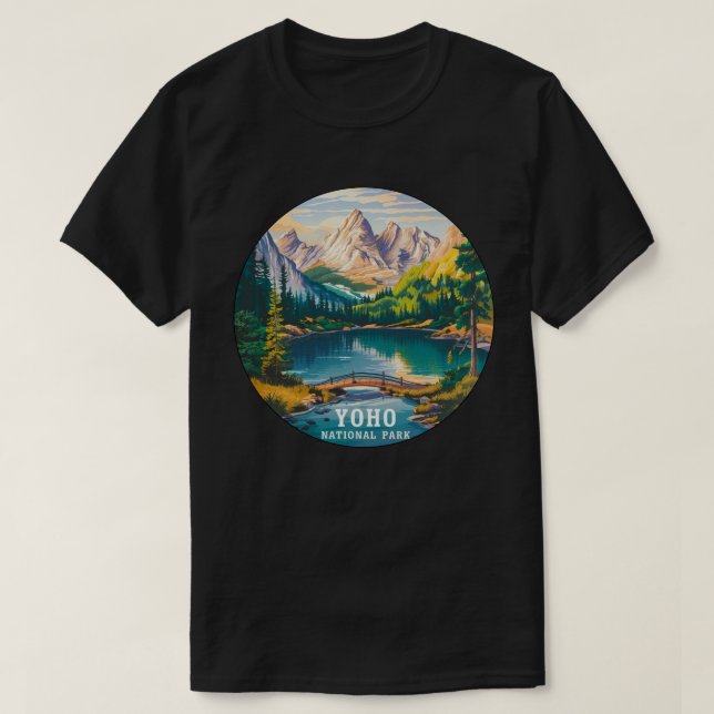 T-shirt Parc national de Yoho (Design devant)