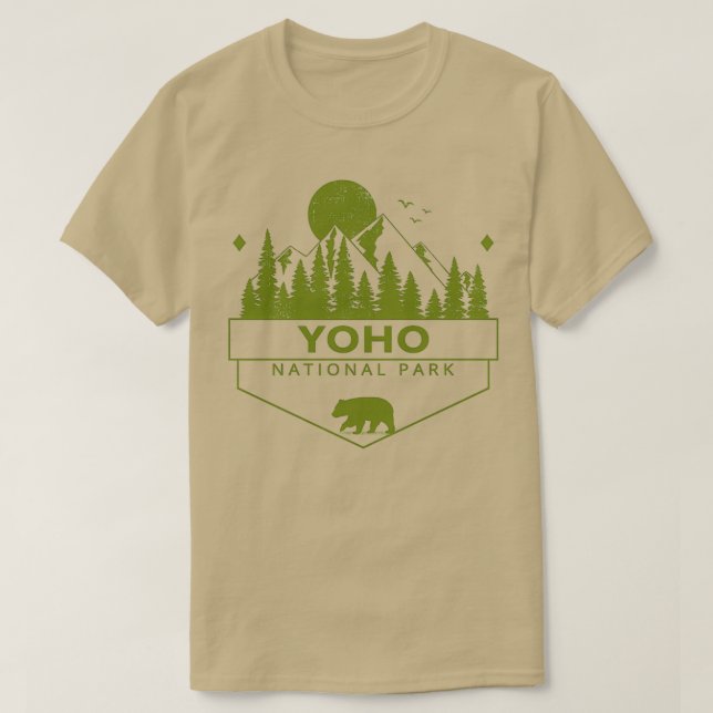 T-shirt Parc national de Yoho (Design devant)