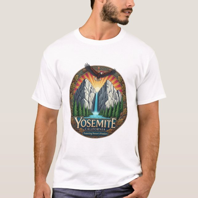 T-SHIRT PARC NATIONAL DE YOSEMITE (Devant)