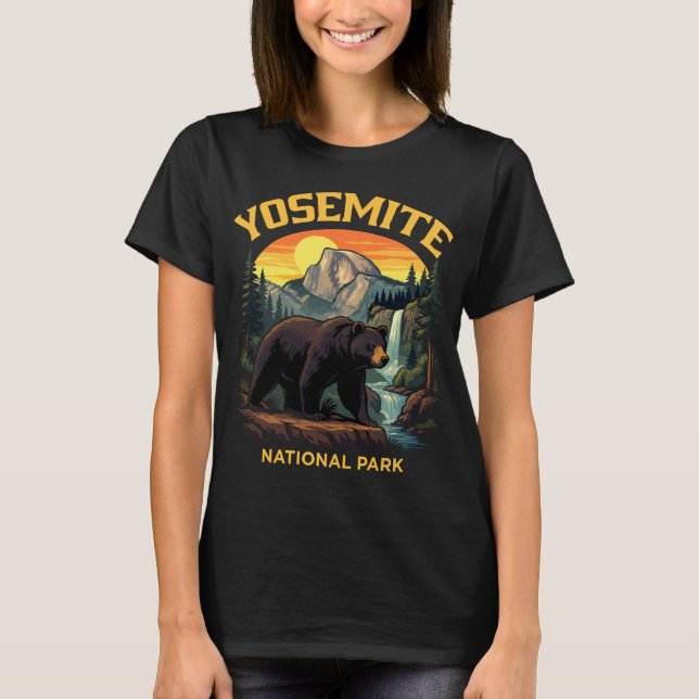 T-shirt Parc national de Yosemite (Devant)