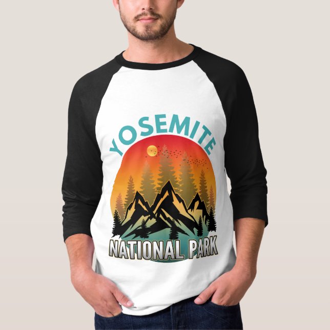 T-shirt Parc national de Yosemite (Devant)