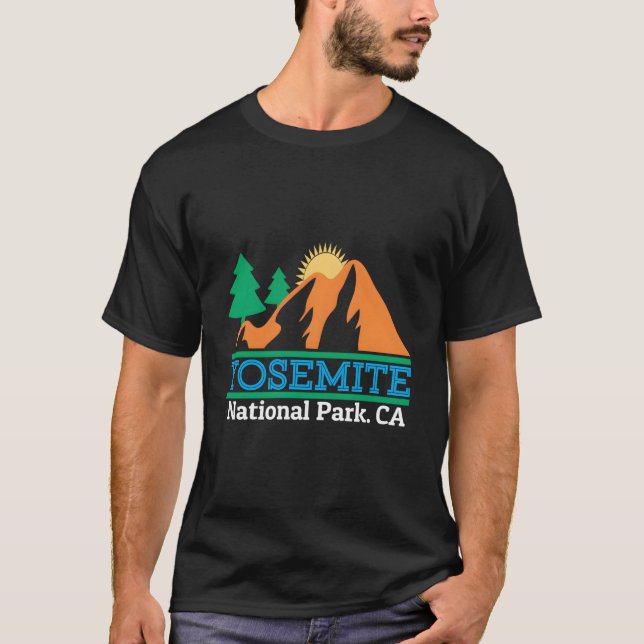 T-shirt Parc national de Yosemite (Devant)