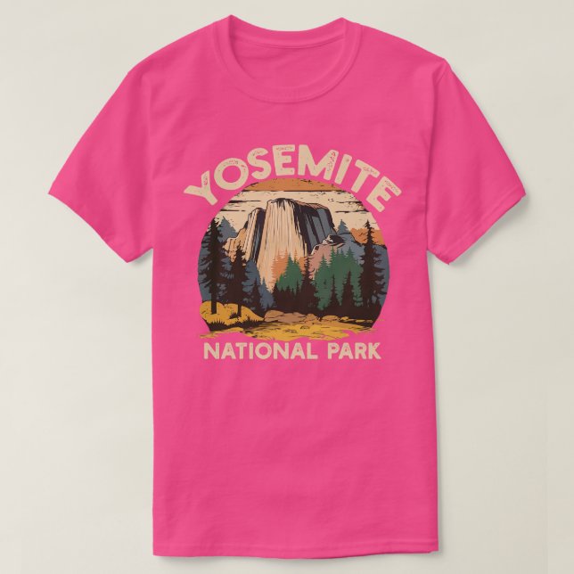 T-shirt Parc national de Yosemite (Design devant)
