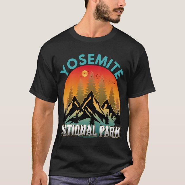 T-shirt Parc national de Yosemite (Devant)