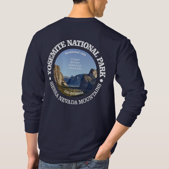 T-shirt Parc national de Yosemite (Dos)