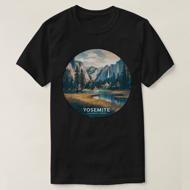 T-shirt Parc national de Yosemite (Design devant)