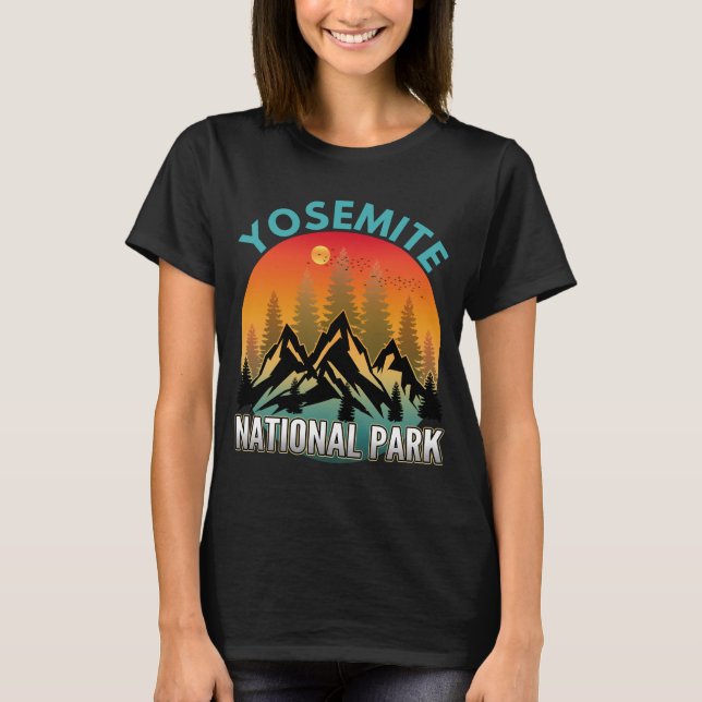 T-shirt Parc national de Yosemite (Devant)