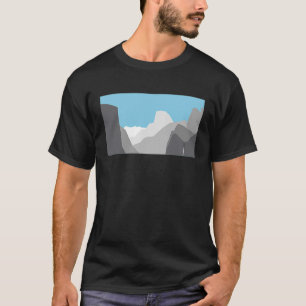 T-shirt Parc national de Yosemite Californie Demi-Dôme Mod