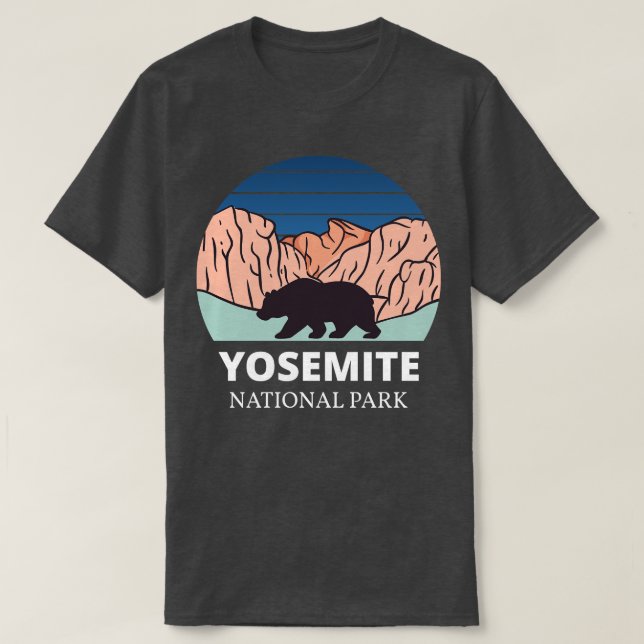T-shirt Parc national de Yosemite Californie I (Design devant)