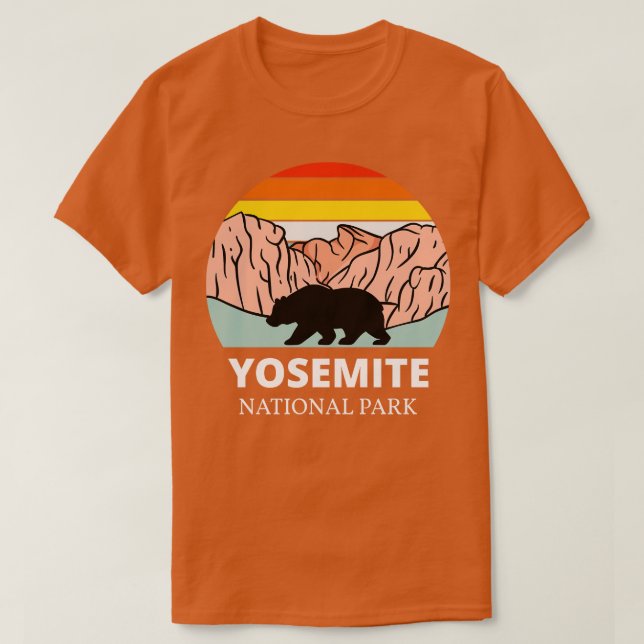T-shirt Parc national de Yosemite Californie II (Design devant)