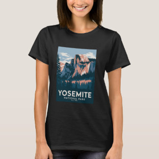 T-shirt Parc national de Yosemite Camping randonnée vintag