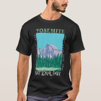 Parc national de Yosemite Demi-Dôme Rétro Perdu