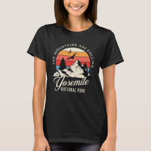 T-shirt Parc national de Yosemite Randonnée Camping 3