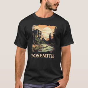 T-shirt Parc national de Yosemite Randonnée d'aventure Nat