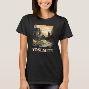 T-shirt Parc national de Yosemite Randonnée d'aventure Nat
