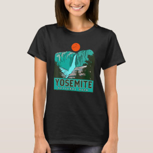 T-shirt Parc national de Yosemite Vallée WPA Style Vintage