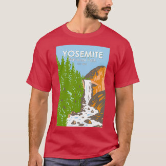 T-shirt Parc national de Yosemite Verne Automne California