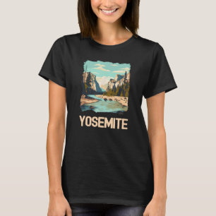 T-shirt Parc national de Yosemite vintage Avent de la natu
