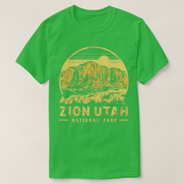 T-shirt Parc national de Zion Utah (Design devant)