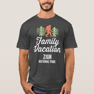 T-shirt Parc national de Zion Vacances en famille