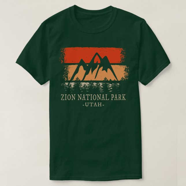 T-shirt Parc national de Zion Vintage (Design devant)