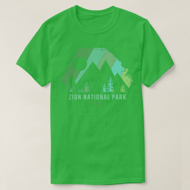T-shirt Parc national de Zion Vintage 2 (Design devant)