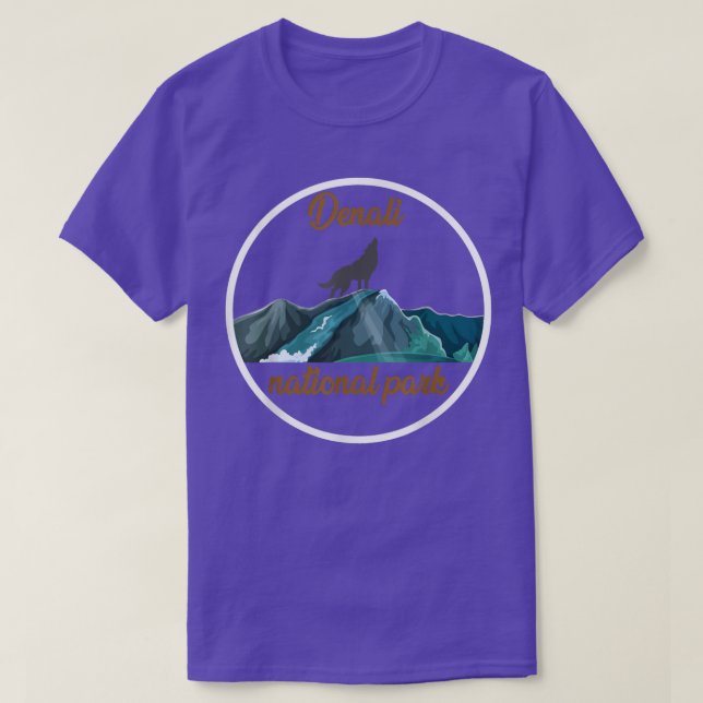 T-shirt Parc national Denali Alaska146  (Design devant)