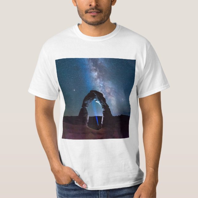 T-shirt Parc national des Arches la nuit MOAB (Devant)
