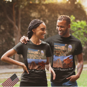 T-shirt Parc national des Arches Sandstone Aches Photo Col