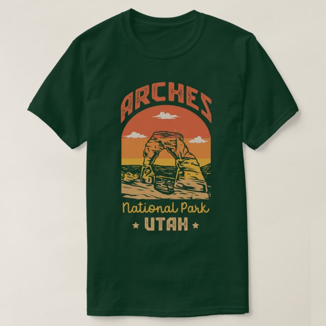 T-shirt Parc national des Arches Utah (Design devant)