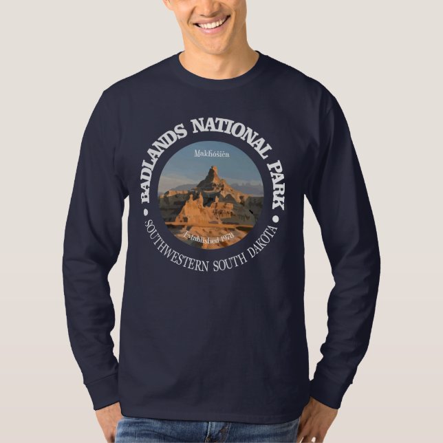 T-shirt Parc national des Badlands (Devant)