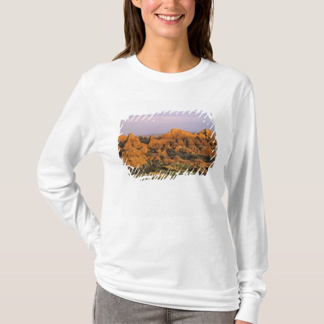 T-shirt Parc national des Badlands au Dakota du Sud (Devant)