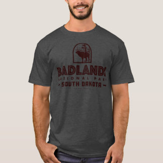 T-shirt Parc national des Badlands Brown Deer