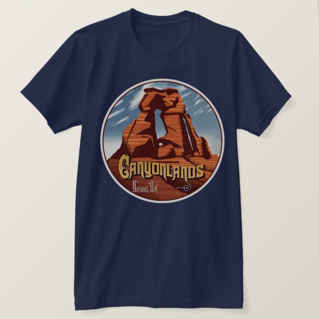 T-shirt Parc national des Canyonlands (Design devant)