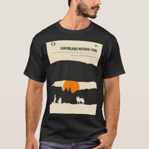 T-shirt Parc national des Canyonlands Vintage Rétro minime