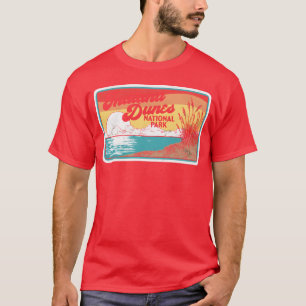 T-shirt Parc national des dunes de l'Indiana Rétro Vintage