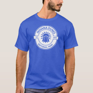T-shirt Parc national des dunes de l'Indiana Soleil Arbres