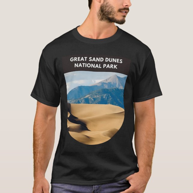T-shirt Parc national des Dunes de sable (Devant)