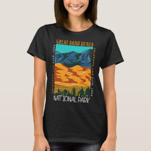 T-shirt Parc National Des Dunes De Sable Great Colorado Di