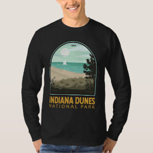 T-shirt Parc national des dunes d'Indiana Emblem Vintage
