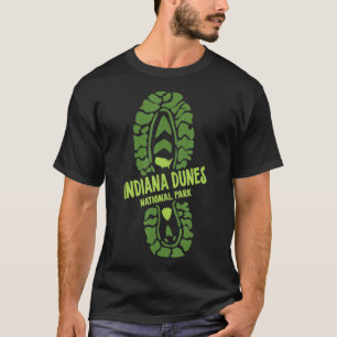 T-shirt Parc national des dunes d'Indiana Îles Indiana à H