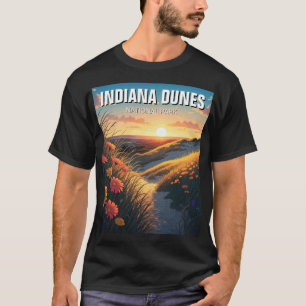 T-shirt Parc national des dunes d'Indiana Travel