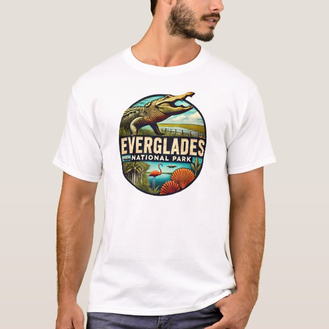 T-shirt Parc national des Everglades (Devant)