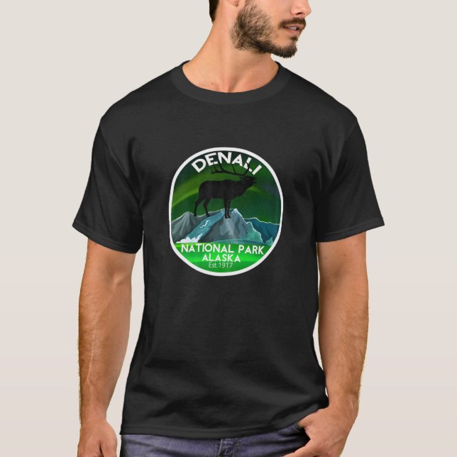 T-shirt Parc national des femmes Denali Alaska (Devant)