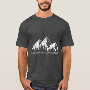 T-shirt Parc national des Glaciers Montana Cadeau Parc des