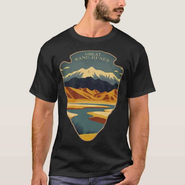 T-shirt Parc national des Great Sand Dunes (Devant)