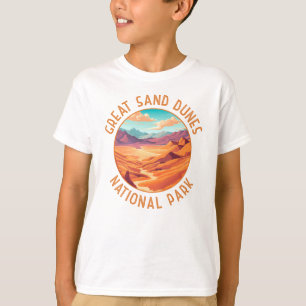 T-shirt Parc national des Great Sand Dunes Cercle en détre