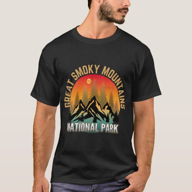 T-shirt Parc national des Great Smoky Mountains (Devant)